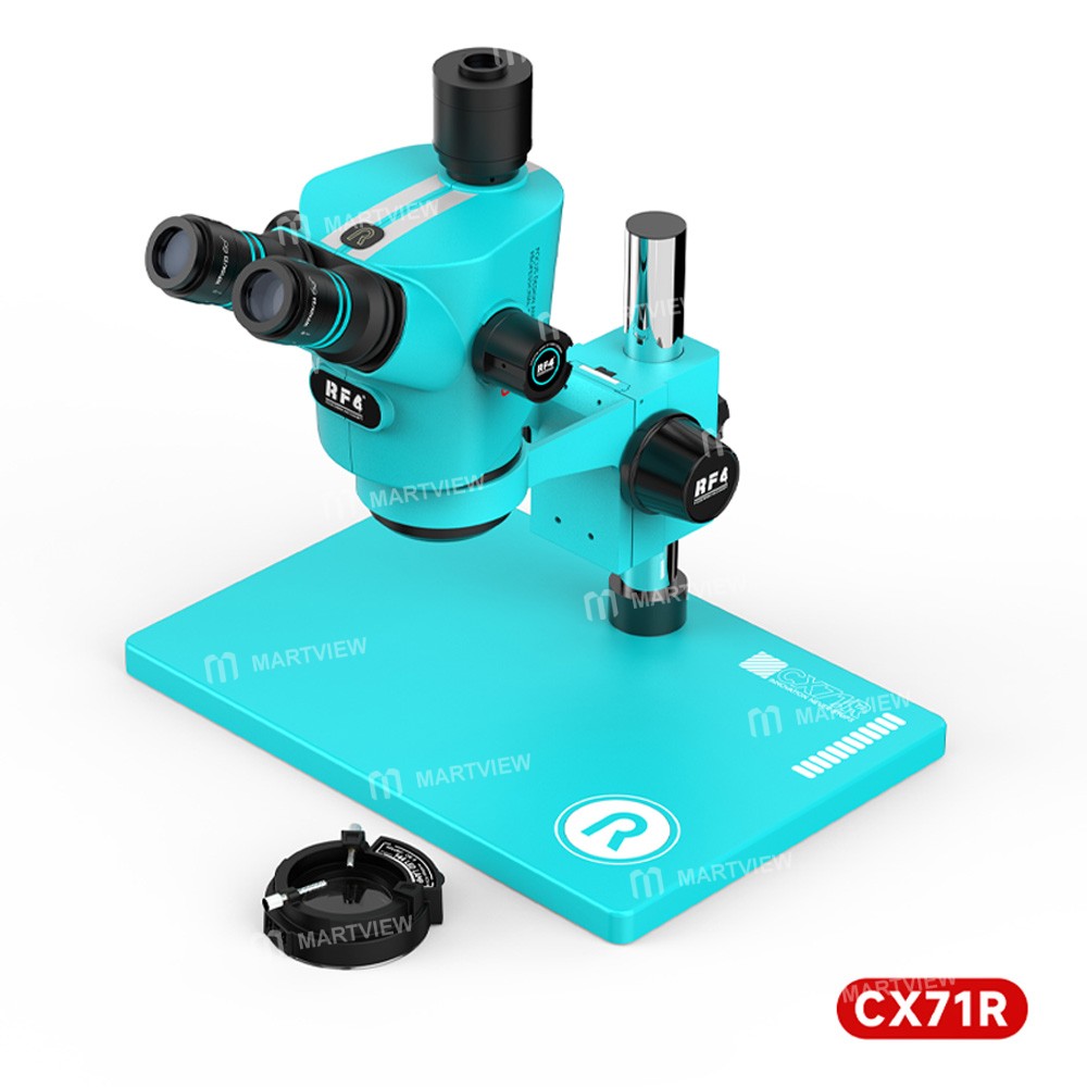 rf4 cx71r-65-65x-ergonomic-design-trinocular-stereo-microscope-with-big-aluminum-alloy-base-2