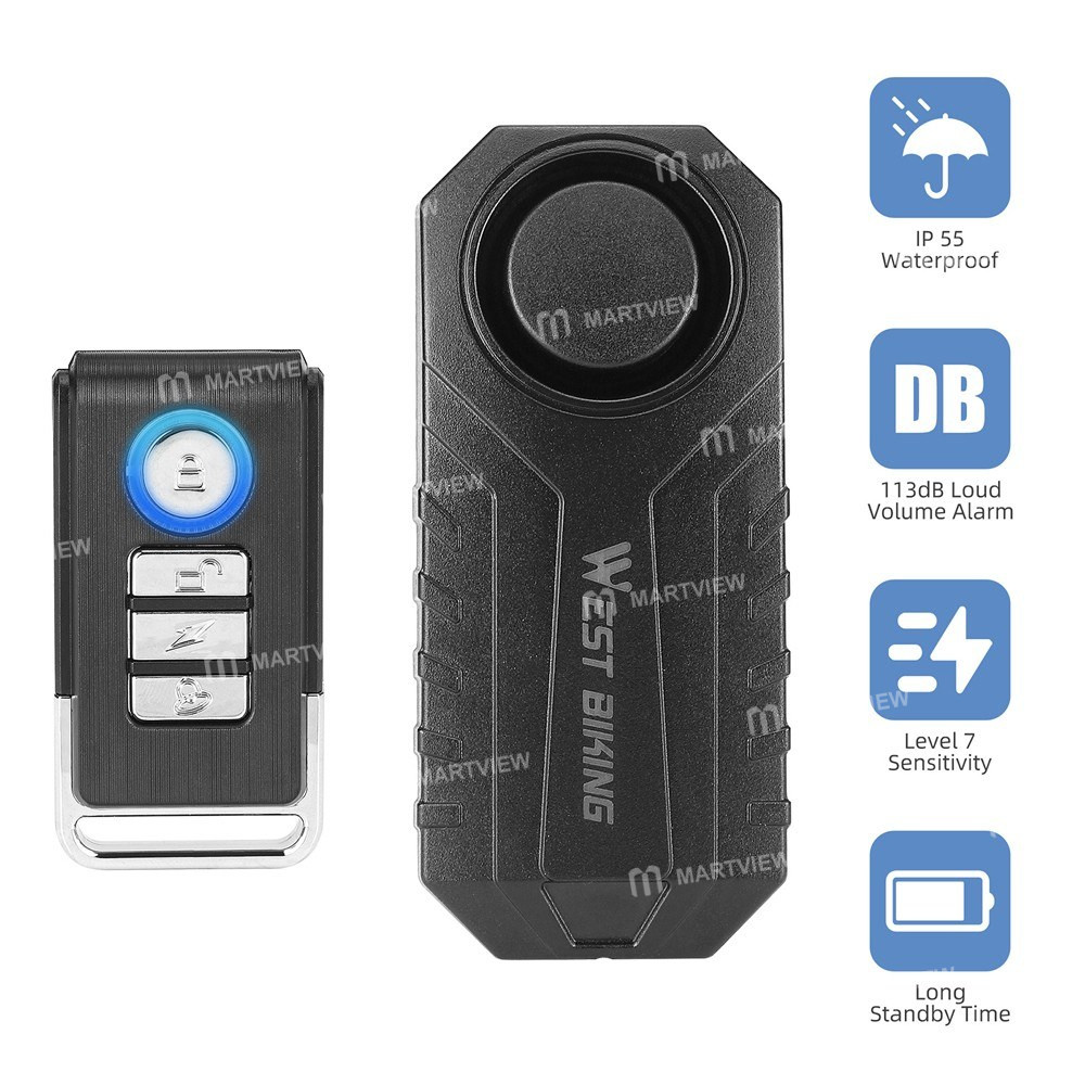 west biking-anti-theft-bicycle-alarm-wireless-high-visibility-movement-3
