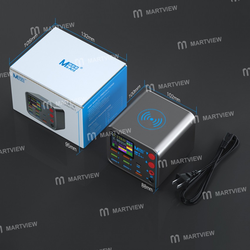 MaAnt DianBa No.1 Multi-function 8-Port PD Charger for Mobile Phone Current Data Line Detection