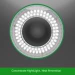 2UUL Adjustable LED Microscope Ring Lamp - Green