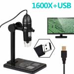 10X-1600X Handheld Portable Digital USB Interface Electron Stereo Microscope with Adjustable Bracket