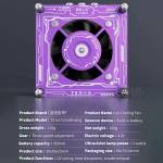 lanrui t5-2-in-1-3w-uv-curing-fast-heat-dissipation-ice-fan-7