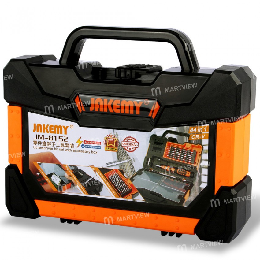JAKEMY JM-8152 44-in-1 Multifunctional Screwdriver Tool Set with Accessory Storage Box
