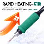 yihua 982-iii-115210-precision-control-temperature-soldering-station-with-two-help-hands-clamp-8