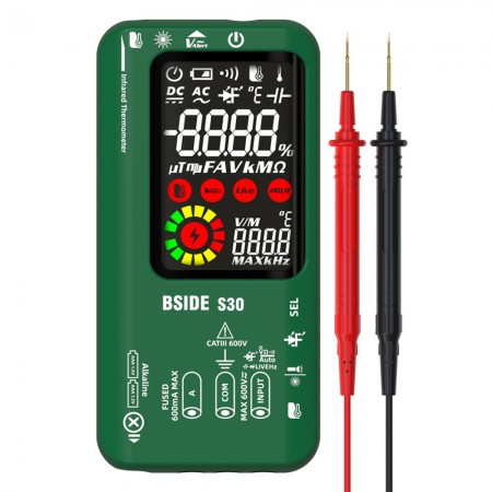 Bside S30 Dual Mode Powered Smart Color Multimeter with IR Temperature Measurement