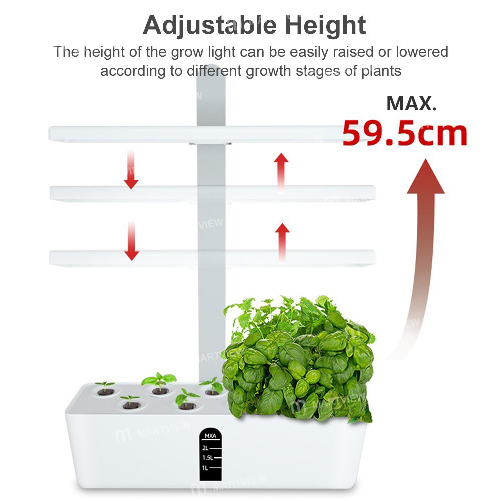 smart hydroponics-growing-system-9-pod-indoor-herb-garden-kit-10