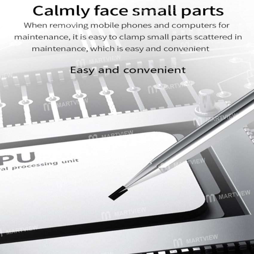 MaAnt SS-A SS-A1 Non-Magnetic Stainless Steel Precision Hand Polish Tweezer