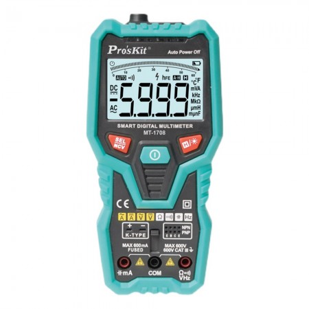 Pro'sKit MT-1708 Fully Automatic Smart Short Circuit Proof High Precision True RMS Multimeter