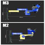 mechanic m2-m3-360-rotation-swing-arm-universal-aluminum-alloy-microscope-bracket-8