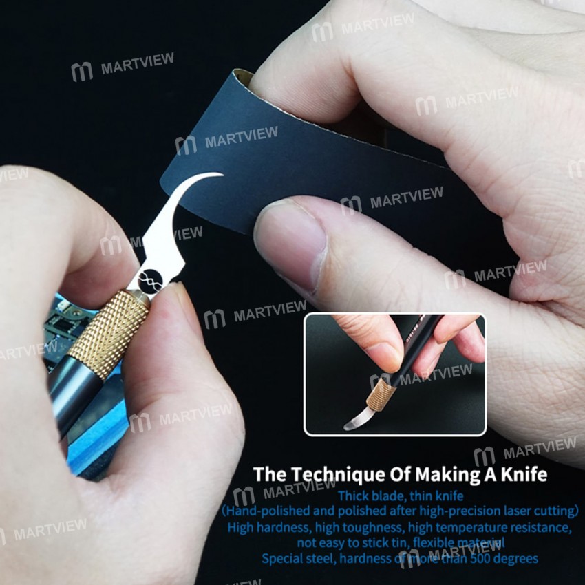 SS-101C CPU Chip Edge Glue Cutting Knife for Phone Repair
