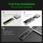 M.2 to Gen1 USB3.0 SATA NGFF Solid State Drive Box Support M.2 SATA Protocol NGFF SSD