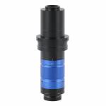 0.7X-5.6X Adjustable Continuous Magnification 300X 450X 600X Zoom C-mount Monocular Lens Suitable Fo