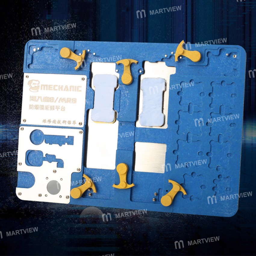 Mechanic MR8 Multi-Function Explosion-Proof Motherboard CPU NAND Fingerprint Repair PCB Holder Fixtu