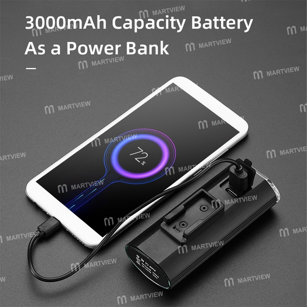 bengguo led-bike-lights-rechargeable-3000mah-5