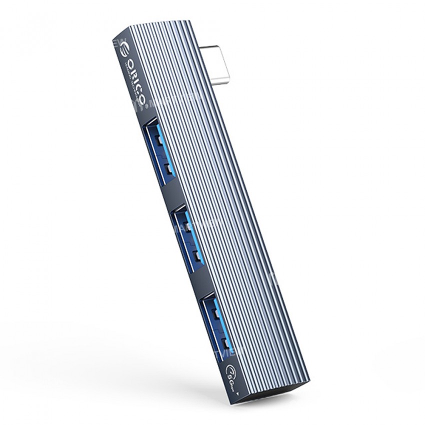 Orico AH-W13 Aluminum High-speed Mini Type-C to USB 3.0 HUB for Computer / Laptop / Tablet