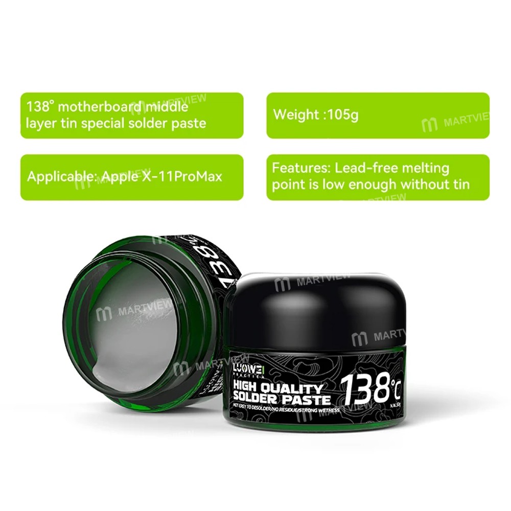luowei lw-sp1-50g-138-158-183-217-lead-free-solder-paste-for-pcb-repair-10