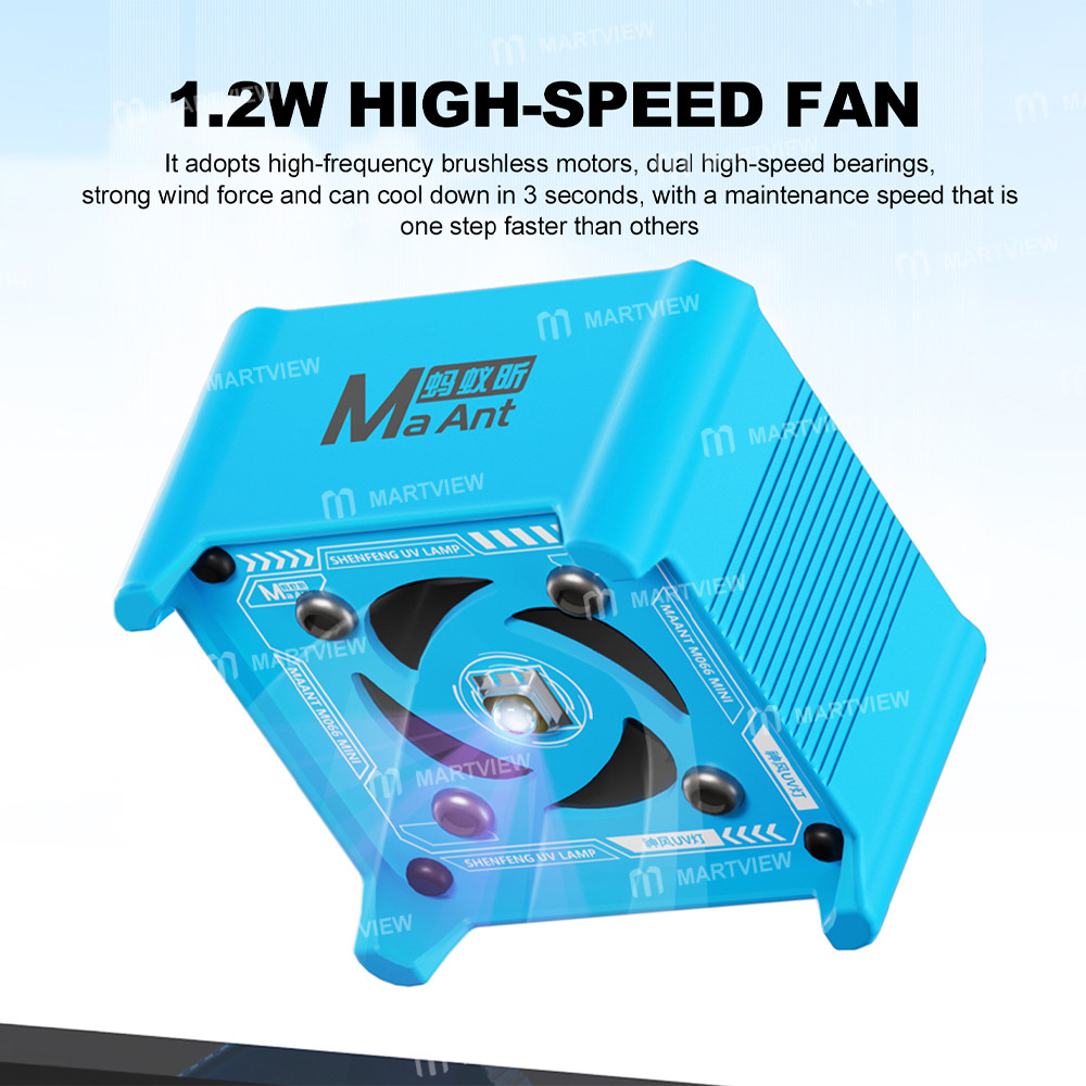 maant m066-mini-2-in-1-uv-curing-light-with-cooling-fans-for-mobile-phones-motherboard-pcb-repair-5