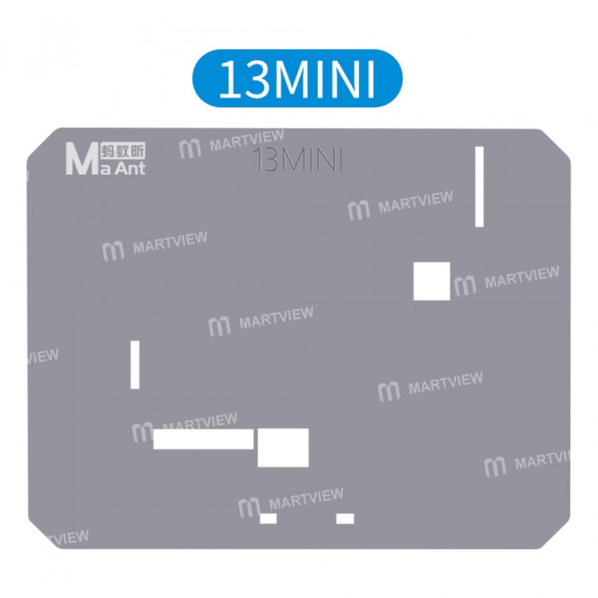MaAnt LCD Screen Display IC Protection BGA Reballing Stencil for iPhone 11 to 13 Pro Max