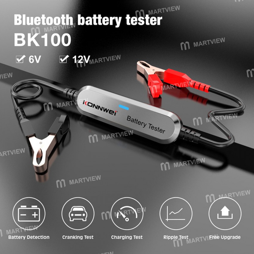 BK100 Multifunction Bluetooth 12V Lead-Acid Battery Diagnostic Test Instrument