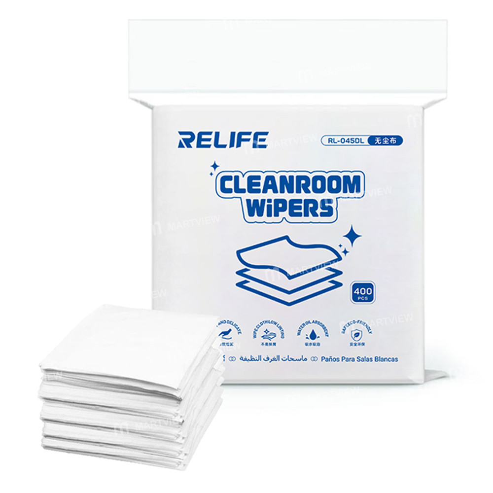 relife rl-045dl-ultra-fine-lint-free-cleaning-cloth-for-screen-lens-glasses-cleaning-400pcs-4
