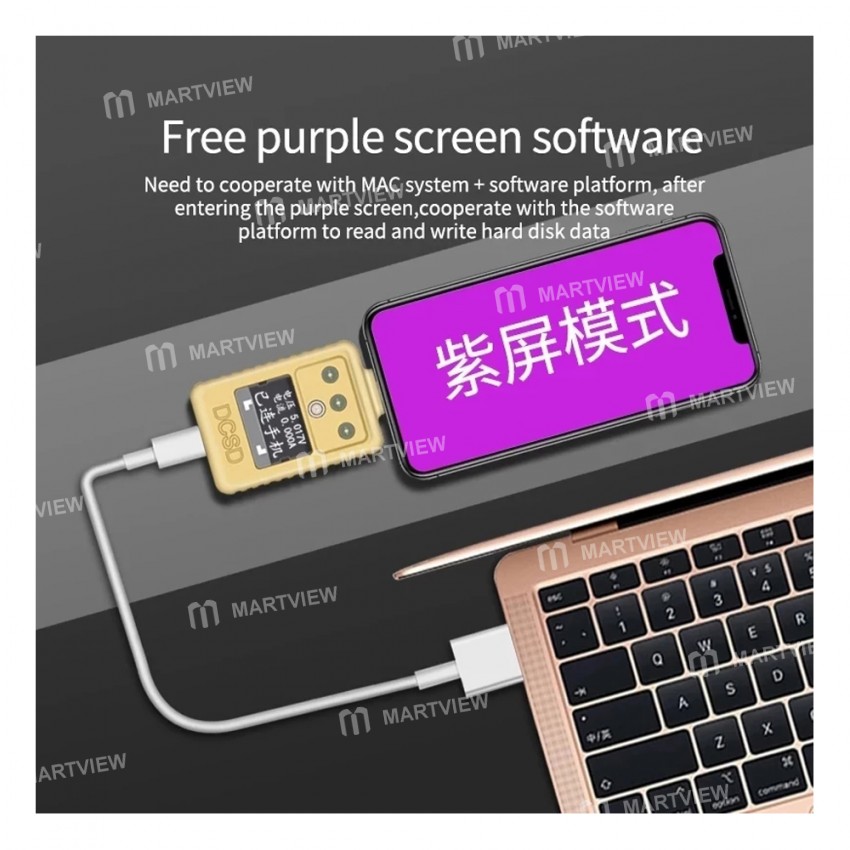 WL DCSD Alex Cable Tests and Write Enter The Purple Screen Diag DFU Tools for iPhone Serial Port Eng