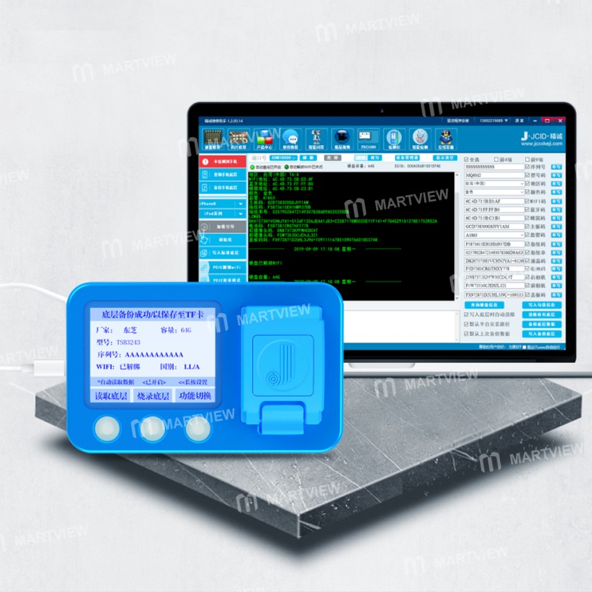 JCID-P8 2 in 1 Engineering Prototype Board PCIE Programmer for iPhone 8 / 8 Plus / X