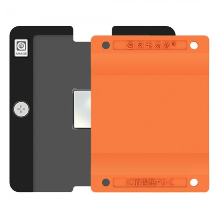 Amaoe PD-C Planting Tin Base & Thermal Insulation Silicone Pad Set for Mobile Phone Repair