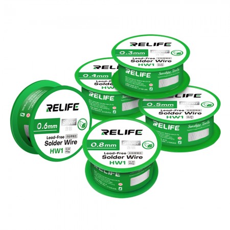 Relife HW1 40g 0.3 to 0.8mm High Purity Environmentally Friendly Lead-Free Solder Wire