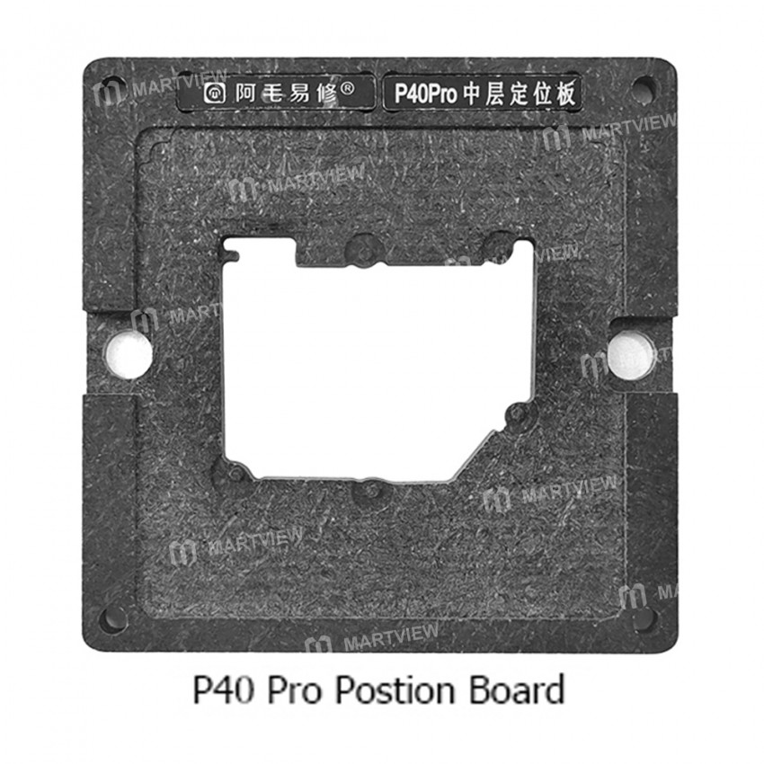 Amaoe 0.12mm Motherboard Mid-Frame BGA Reballing Stencil Platform for Huawei P40 Pro Middle Layer