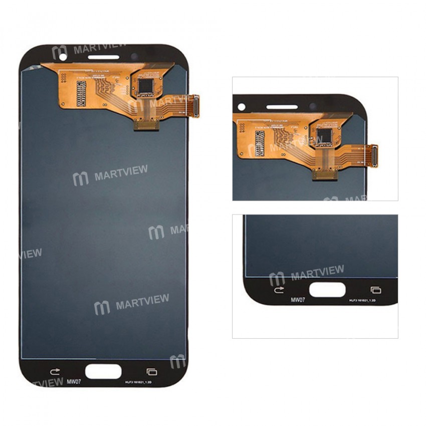 LCD Display Touch Screen Digitizer Assembly Replacement for Samsung Galaxy A7 2017 A720 A720F - Blue