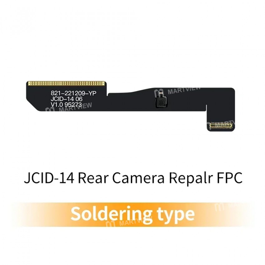 jcid v1se-v1s-pro-rear-camera-flex-cable-welded-version-for-iphone-11-to-14pro-max-10