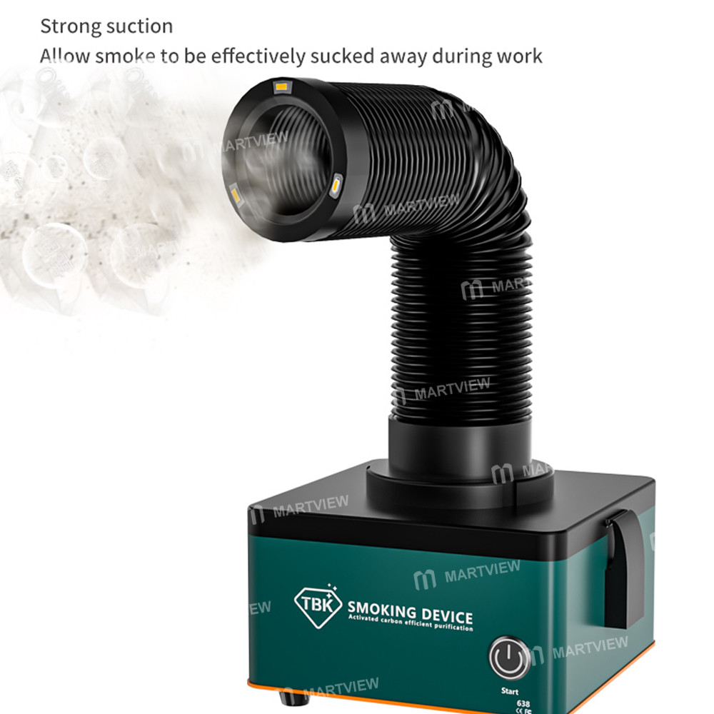 tbk 638-mini-high-efficient-smoke-cleaner-fume-extractor-with-led-light-for-bga-soldering-repair-9