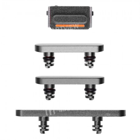 Replacement side bottom set for iPhone 12 mini black