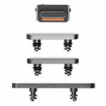 Replacement side bottom set for iPhone 12 mini black