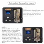 i2C Intelligence Double Layers Pre-heating Rework Station for iPhone X-13Pro Max Motherboard Repair