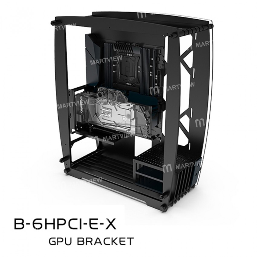 bykski b-pci-e-x-v2-7-pci-e-solts-vertical-gpu-reversing-bracket-with-flexible-cable-6
