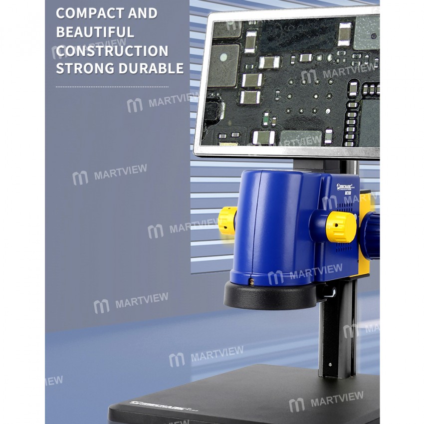 Mechanic MC10B-B5 0.75-4.5X All in One Industrial Grade Microscope with 11.6inch Display LED light a