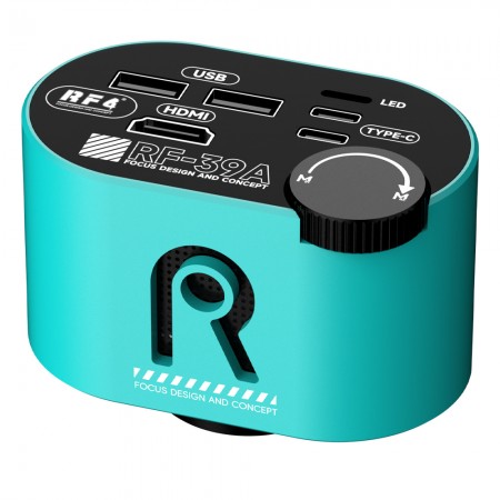 RF4 RF-39A Lossless Zoom Wide-Angle CMOS 4K Microscope Camera with Zoom Handwheel