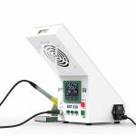 BEST BST-938 LED Electric Iron Smoking Instrument Smoke Purifier Soldering Station with Exhaust Fan