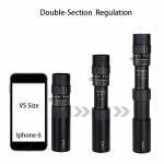 10X-300X 40mm Zoom Professional Retractable Bak4 Monocular Telescope Set