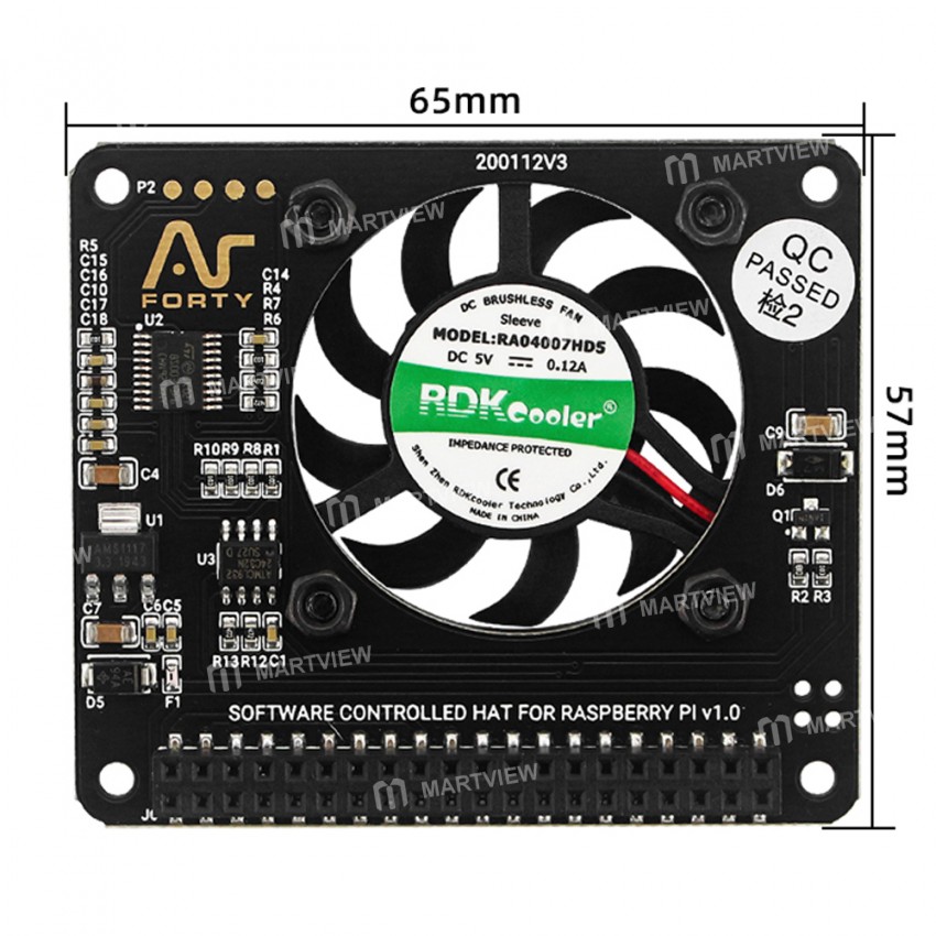 Argon NEO Sliding Magnetic Cooling Aluminum Alloy Shell for Raspberry Pi 4B