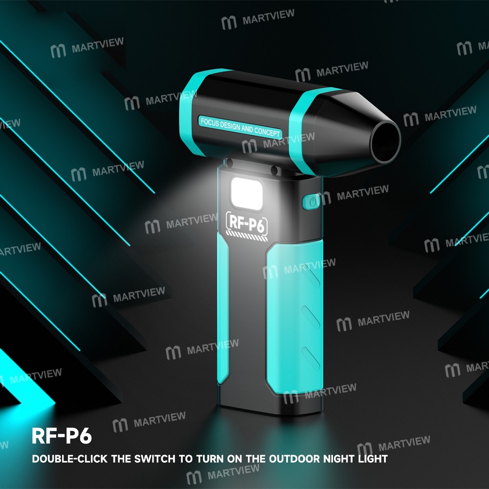 rf4 rf-p6-portable-rechargeable-mini-violent-dust-fan-with-outdoor-night-light-14