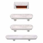 Replacement side button set for iPhone 13 pro 13 pro max silver