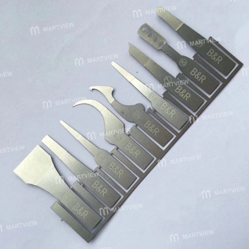 Pure Copper Handle 9 in 1 CPU BGA Chip Remove Tool Glue Disassembly Cleaning Pry Knife Graver for iP