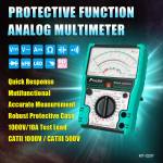 proskit mt-2207-c-internal-magnetic-anti-burning-anti-false-test-pointer-type-mechanical-multimeter-