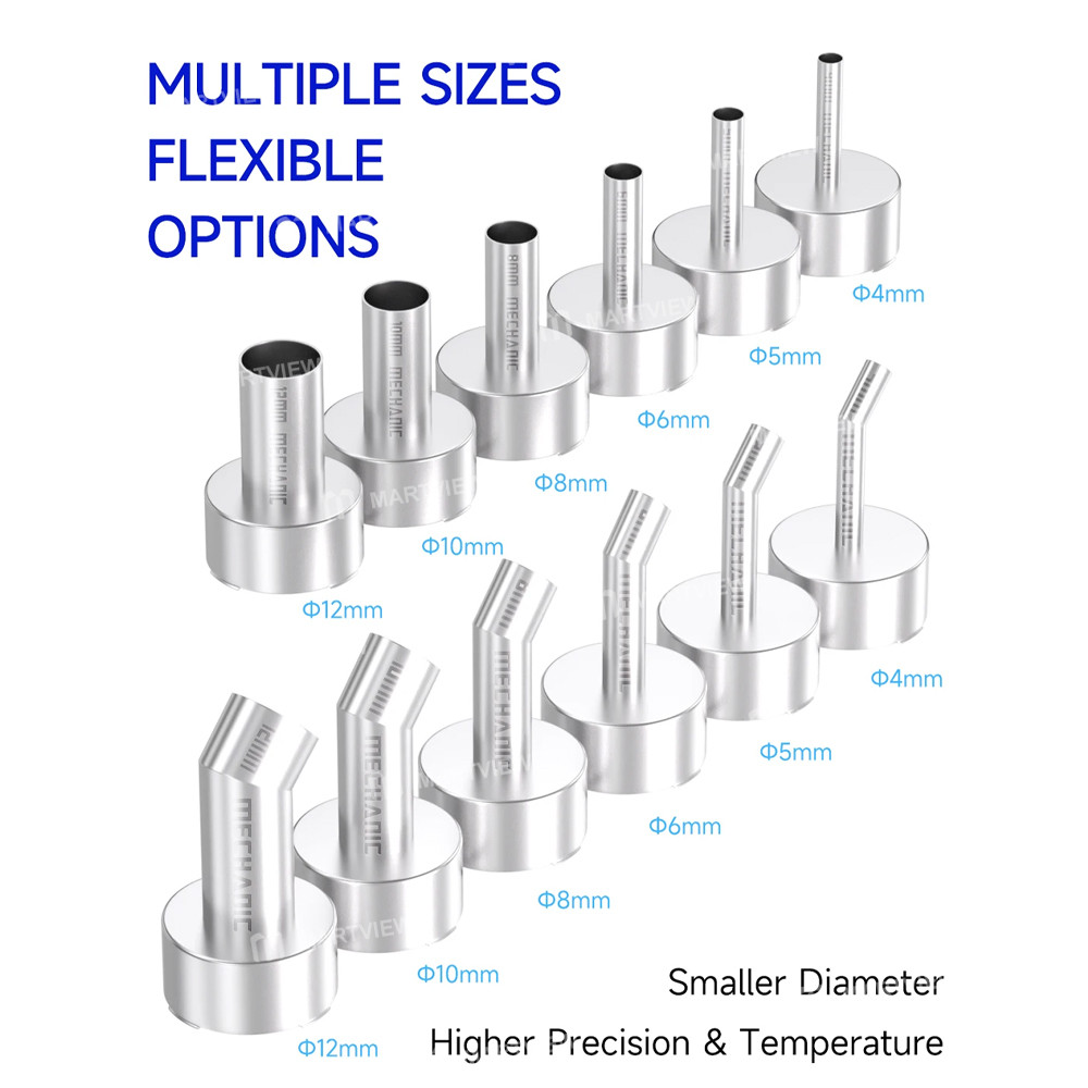 mechanic 2008-series-6-in-1-hot-air-gun-nozzles-set-for-858a-858d-858ad-2008-705-desoldering-station