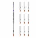 lb tool-210-k10-c210-heating-core-with-10pcs-replaceable-knife-type-head-for-camera-soldering-repair