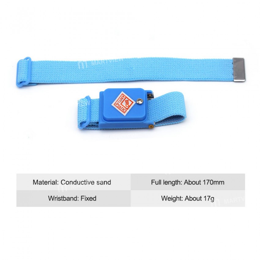 Cordless / Wired Adjustable ESD Discharge Anti Static Bracelet Electrostatic
