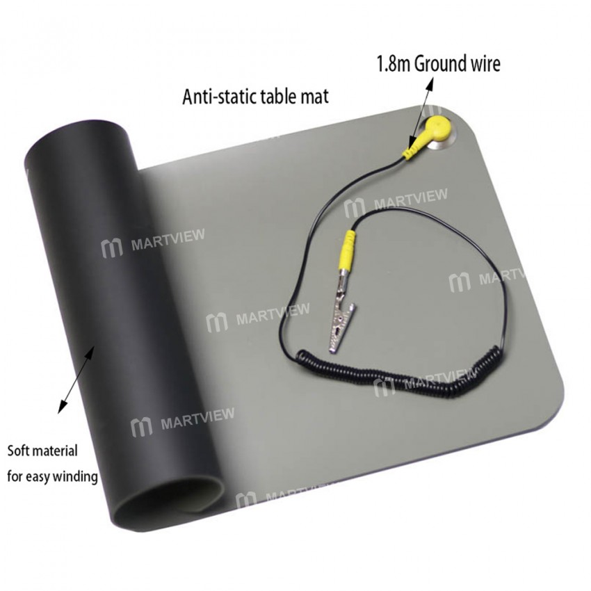 ESD Anti-static Repair Mat with Ground Wire for Cellphone / Tablet / PC Repair