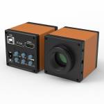 Kailiwei 614 14MP Auto Zoom CCD Industrial Electronic Trinocular Microscope Video Camera